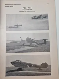 Sjælden original Luftwaffe flykendingsmappe fra 1942