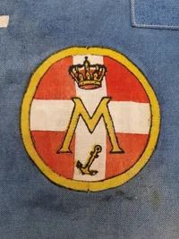 Originalt begravelsesflag - marineforeningen