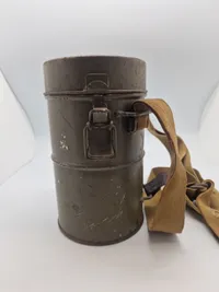 Komplet danske model 1938 gasmaske - anvendt bl.a. 9.april 1940