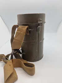 Komplet danske model 1938 gasmaske - anvendt bl.a. 9.april 1940