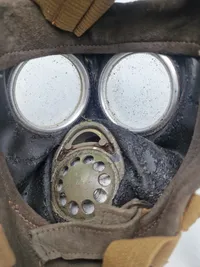 Komplet danske model 1938 gasmaske - anvendt bl.a. 9.april 1940