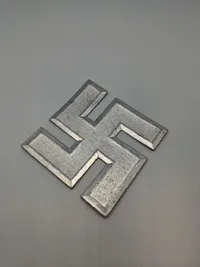 Originalt WW2 Hagekors i pap til ophæng