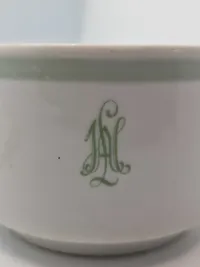 Porcelænskop og serviet - Leibstandarte Adolf Hitler