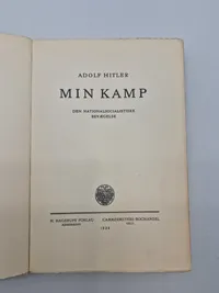 Mein Kampf - bind 1 & 2 Original Dansk
