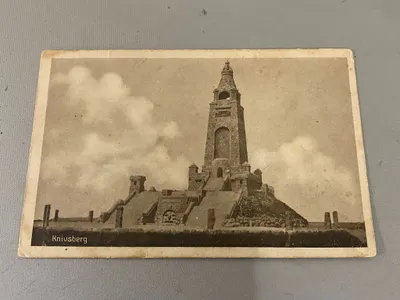 Sjældent originalt postkort med foto af Knivsbjerg som bl.a. var samlingssted for det DNSAP & DNSAP-N