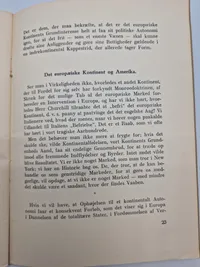 Europa uden England - originalt hæfte 1940