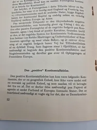Europa uden England - originalt hæfte 1940