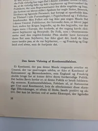 Europa uden England - originalt hæfte 1940