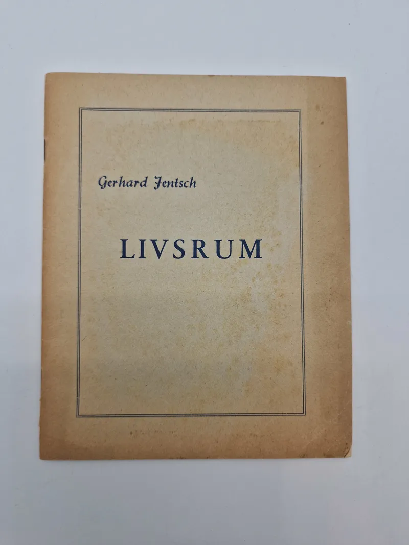 Originalt Dansk Nazistisk propaganda: Livsrum