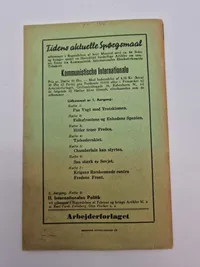 Originalt hæfte - Kina, den nationale frihedskamp