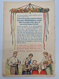 Originalt tysk hæfte - ww2