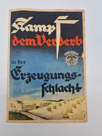 Originalt tysk hæfte - ww2