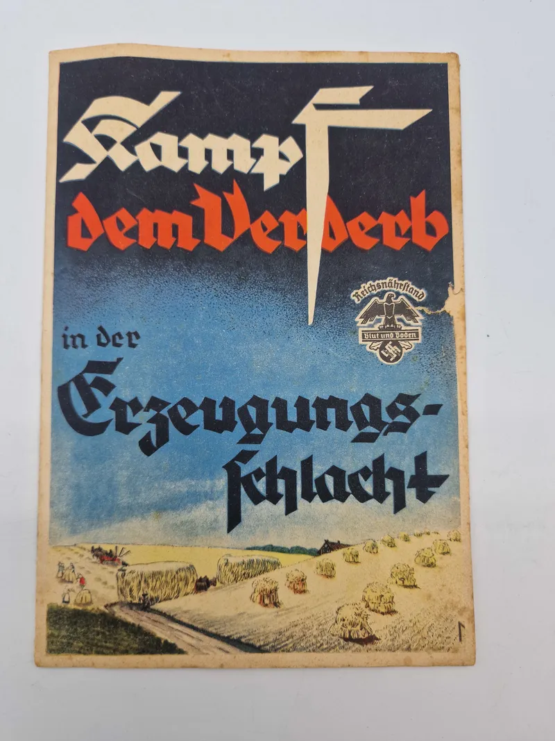 Originalt tysk hæfte - ww2