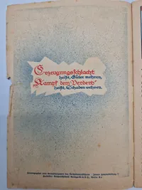 Originalt tysk hæfte - ww2