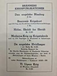 Originalt Dansk Nazistisk propaganda: - 10 ugers krig