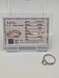 Fingerring - Forgyldt sterlingsølv med certifikat