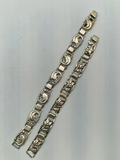 Armbånd af sølv ca. 1930/40