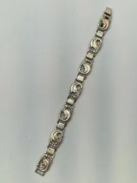 Armbånd af sølv ca. 1930/40