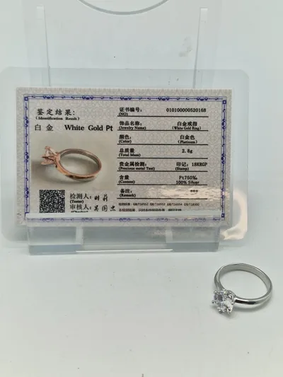 Fingerring - Forgyldt sterlingsølv med certifikat