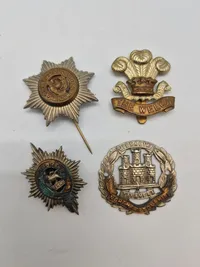 Samling originale engelske baretmærker WW1/2