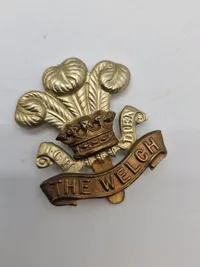 Samling originale engelske baretmærker WW1/2