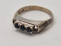 3 stk fingerringe - sølv