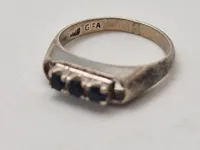 3 stk fingerringe - sølv