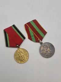2 stk originale USSR jubilæums medaljer