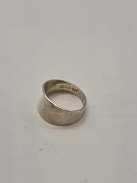 2 stk fingerringe af sølv
