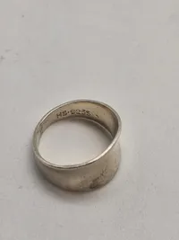 2 stk fingerringe af sølv