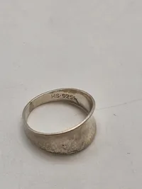 2 stk fingerringe af sølv