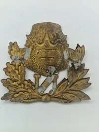 Napoleon shako mærke, original ??