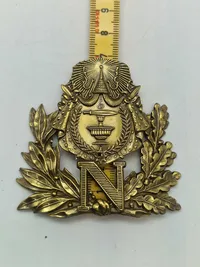 Napoleon shako mærke, original ??
