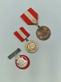 3 stk militære medaljer