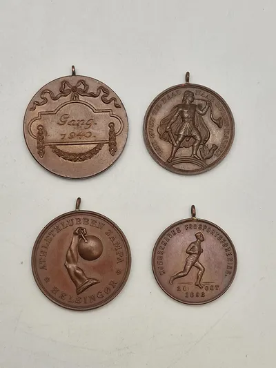Lot diverse idræts medaljer