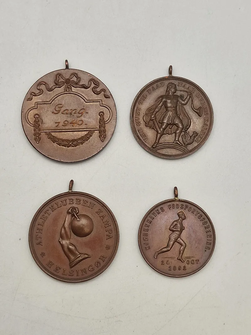 Lot diverse idræts medaljer