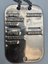 Originalt lot på dansk soldater med Guldnål 1 regiment