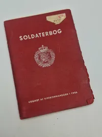 Originalt lot på dansk soldater med Guldnål 1 regiment