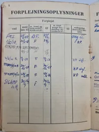 Originalt lot på dansk soldater med Guldnål 1 regiment