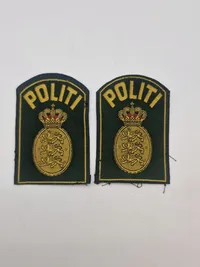 Lot originalt dansk politi