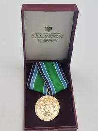 Originalt HJV 25 års anciennitetstegn  - sølv