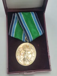 Originalt HJV 25 års anciennitetstegn  - sølv