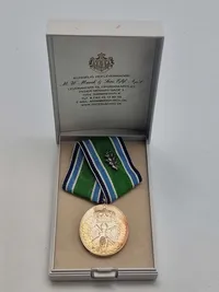 Originalt HJV 40 års anciennitetstegn - sølv