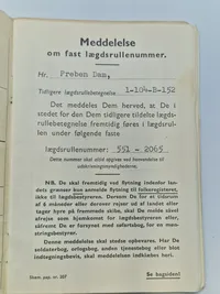 Original soldaterbog, m/23 mærke mm.