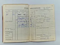 Original soldaterbog, m/23 mærke mm.