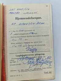 Original soldaterbog, m/23 mærke mm.