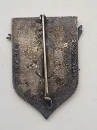 Originalt fransk paratroopers badge