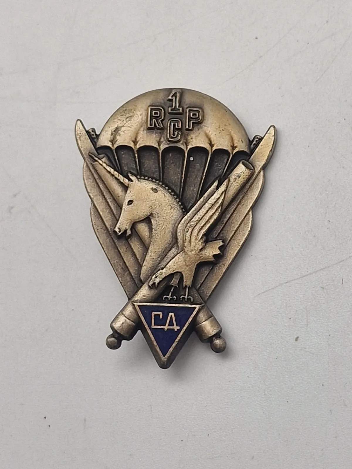 Originalt fransk paratroopers badge