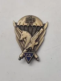 Originalt fransk paratroopers badge