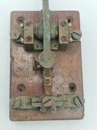 Original morsenøgle, brugt under WW2 af modstandsbevægelsen